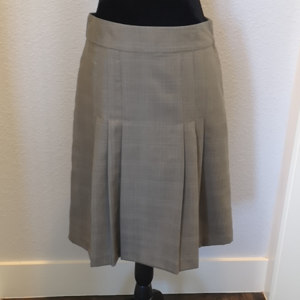 Banana Republic A-line Plaid Skirt